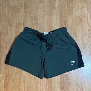 Gymshark Dark Green Athletic Shorts Men’s (only washed once never worn)